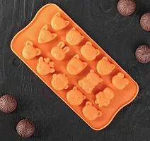 Форма для льда и шоколада, "Мордашки" 15 ячеек, 21х10,5х1 см