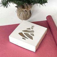 Коробка для кондитерских изделий "Елка", 15*15*4см