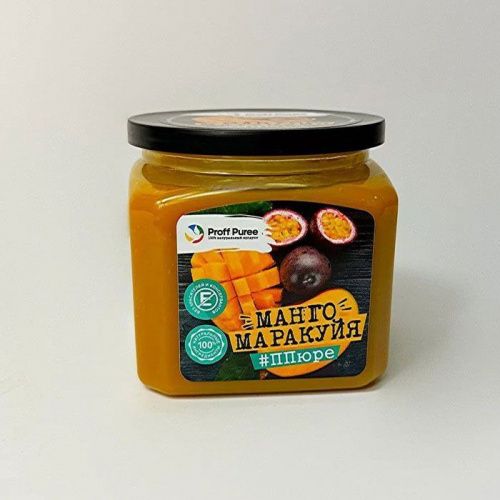 Пюре замороженное Манго-Маракуйя Proff Puree, 500г Пюре замороженное Манго-Маракуйя Proff Puree, 500г