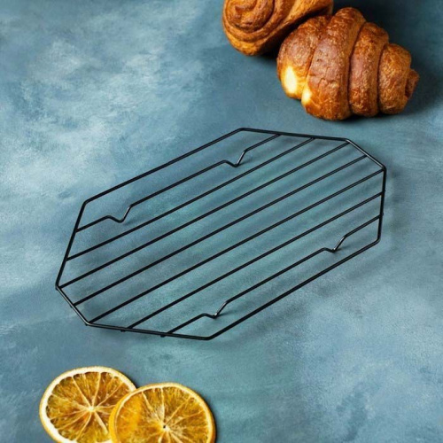 Решетка для остывания выпечки "Октаэдр" 25*15*1,8см