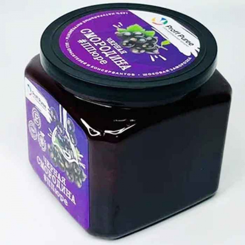 Пюре замороженное Черная смородина Proff Puree, 500г фото 2 Пюре замороженное Черная смородина Proff Puree, 500г фото 2