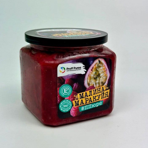 Пюре замороженное Микс Малина-Маракуйя Proff Puree, 500г фото 4